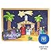 Imagination Generation Nativity Scene Puzzle Board | Wooden Puzzle | Christmas Bible Puzzle | Jigsaw Puzzle - 24 Pcs