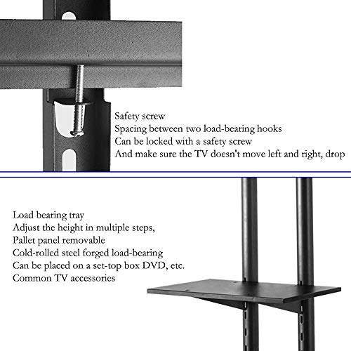 Soporte Universal para TV con Ruedas y Altura Ajustable miniatura 7