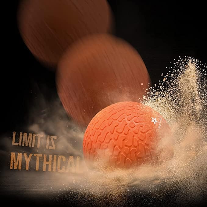 Miniatura 6 de Yes4All Balón medicinal mejorado de fitness Slam de 20 libras para ejercicio, fuerza, entrenamiento de potencia, pelota con peso, bestia naranja