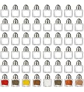 100 Pack Mini Salt and Pepper Shakers, 0.5 oz Cube Glass Spice Shaker Clear Small Seasoning Jars ...