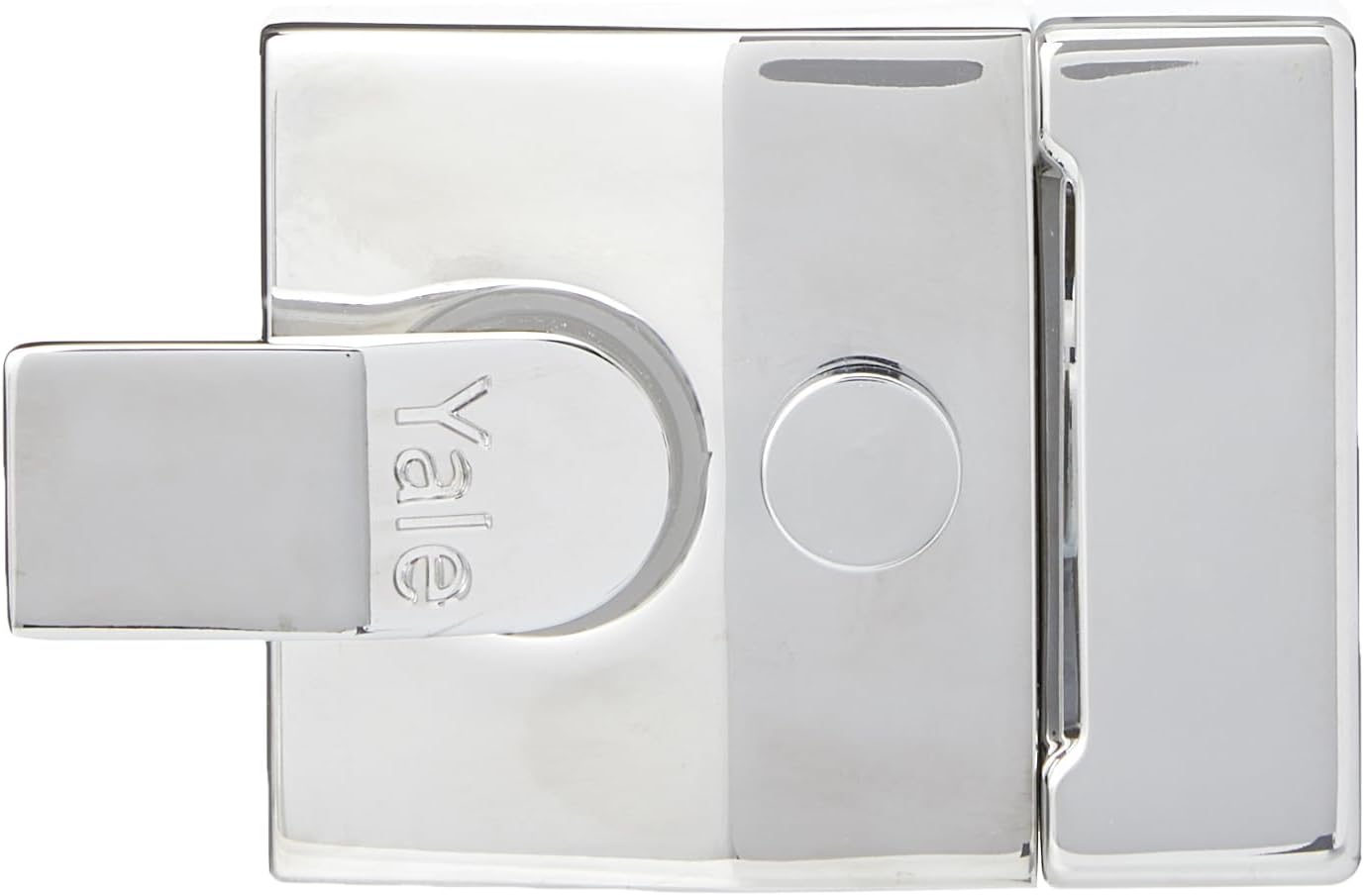 YALP85CHCH P-85-CH-CH-40-Deadlocking Nightlatch Finish, High Security with Automatic Deadlock, Polished Chrome, 40