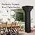 Vailge Patio Heater Covers with Zipper and Storage Bag,Heavy Duty 600D Oxford Waterproof Outdoor Heater Cover Wind-Resistant Dustproof UV-Resistant,Black,89'' Height x 33" Dome x 19" Base