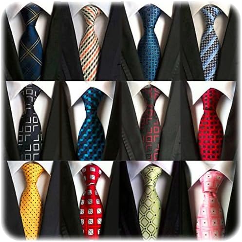 WeiShang Classic Men's Silk Tie Necktie Woven JACQUARD Neck Ties - Image 3