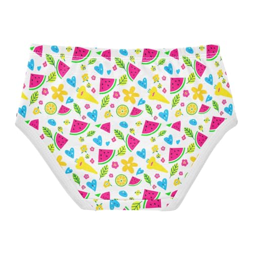 Girls' Underwear Fruit Watermelon Flowers Floral Toddle Brief Panties 23020002