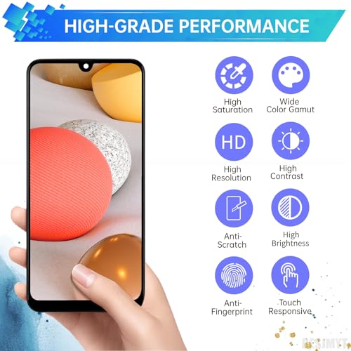 Écran OLED pour Samsung A42 5G avec châssis et vitre tactile de remplacement - 6