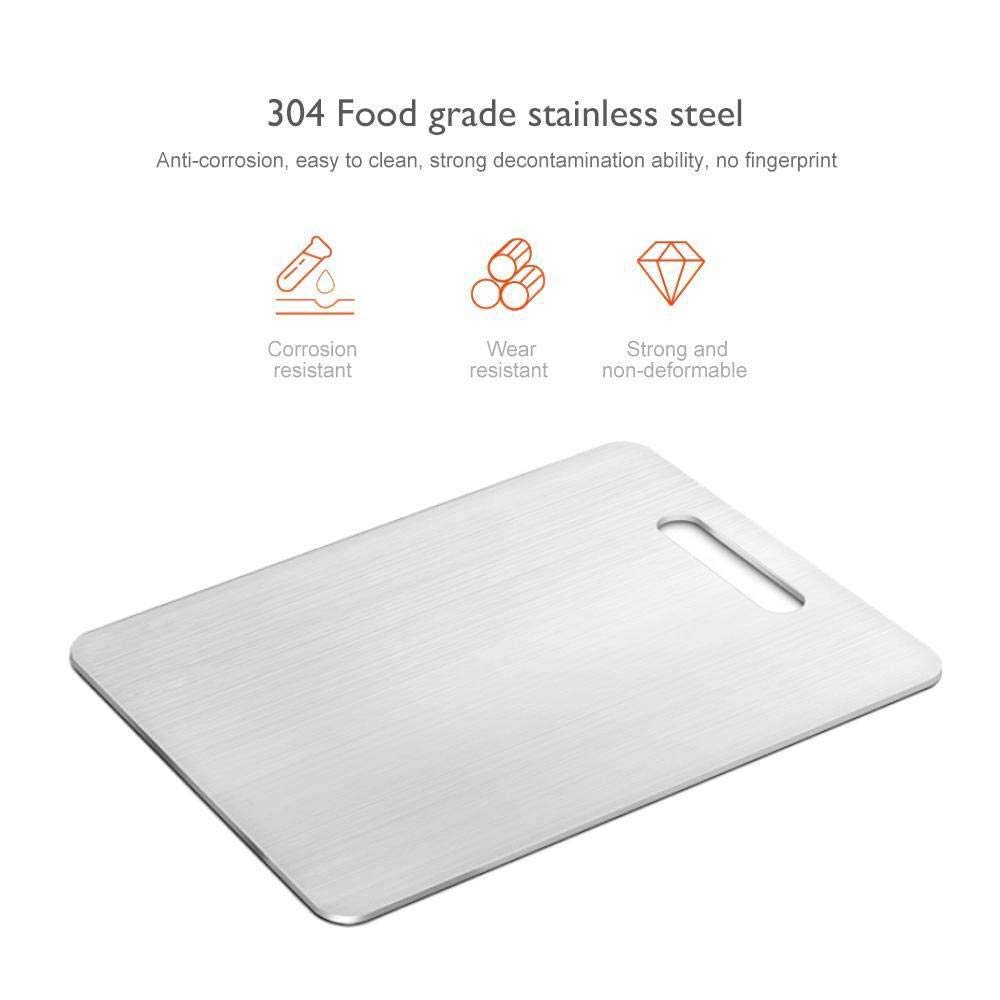 PIKIFY Stainless Steel Food-Grade Chopping Cutting Slicing Mincing Serving Cut Board 3