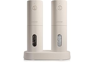POPWOODS Electric Salt and Pepper Grinder Set