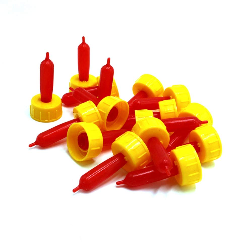 MAYAGU 50PCS Sheep Lamb Drinker Nipple Bottle Soft Rubber Pacifier Feeding Equipment