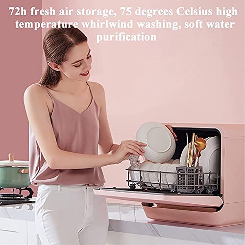 XTZJ Complete draagbare aanrecht vaatwasser met ingebouwde watertank met 5 liter, 5 programma's, babyverzorging, glas en fruitwassen - Image 5