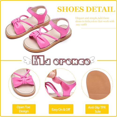 Image of Kiderence Toddler Girls Sandals Little Girls Kids Summer Shoes Toddler Sandals