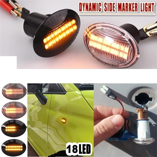 Intermitentes dinamicos Maserati Quattroporte luz intermitente LED ambar para sustitucion de intermitencia 2