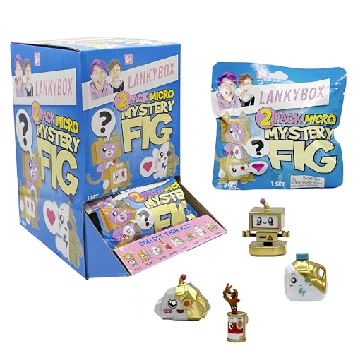 LankyBox 2 Pack of Mysterious Microfigures, Series 3, Collectible Mini Figures, Very Rare Editions, Officially Licensed Product
