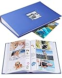 Fotoalbum Einsteckalbum 10x15 402 Fotos, Leinen Fotoalbum zum Einstecken 10x15, Die Memo-Einsteckalben Perfekt für Baby-, Hochzeits- & Familienfotos (67 Blatt/134 Seiten)