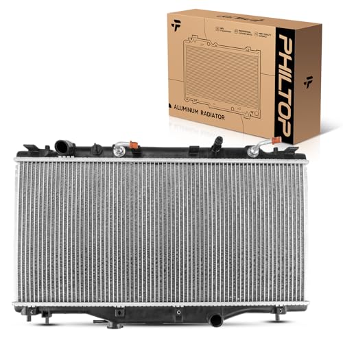 Image of PHILTOP Automotive Replacement Engine Radiator for 2002-2006 RSX Transmission Oil Cooler Included