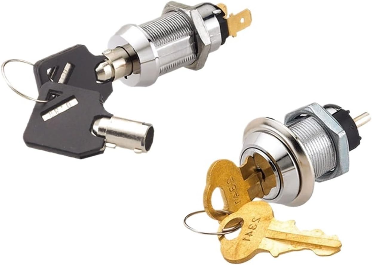 Game Console Lock Cylinder Machine Lock gashapon Machine Electronic Lock Doll Machine Tongue Block Lock Arcade Anti-Theft Power Supply Lock(3pcs,JK210)