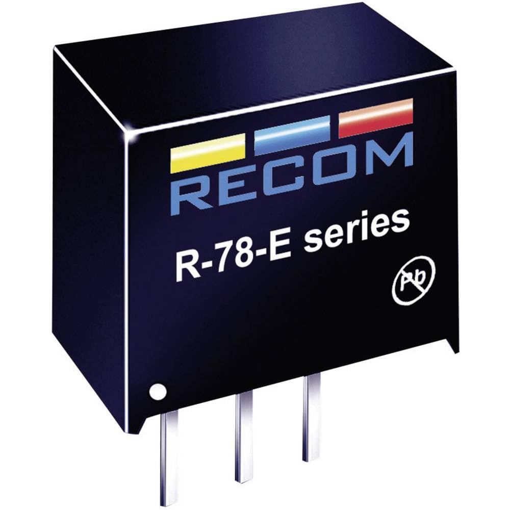 RECOMPower Dc/dc Converter, 2.5W, 5V, 0.5A, Sip - R-78E5.0-0.5