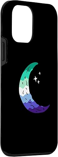 Vista 39 de Funda para iPhone 11 Pro Max Sutil MLM Pride Moon Phase Vintage LGBT Gay MLM Masculino