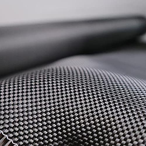 COYOUCO Carbon Fiber Fabric Cloth - 3K/220g/meter Plain Weave - Advanced Carbon Fiber Sheet - Rolled Hemmed Fabric for Repair, Drones, RC & DIY Projects,150x100cm