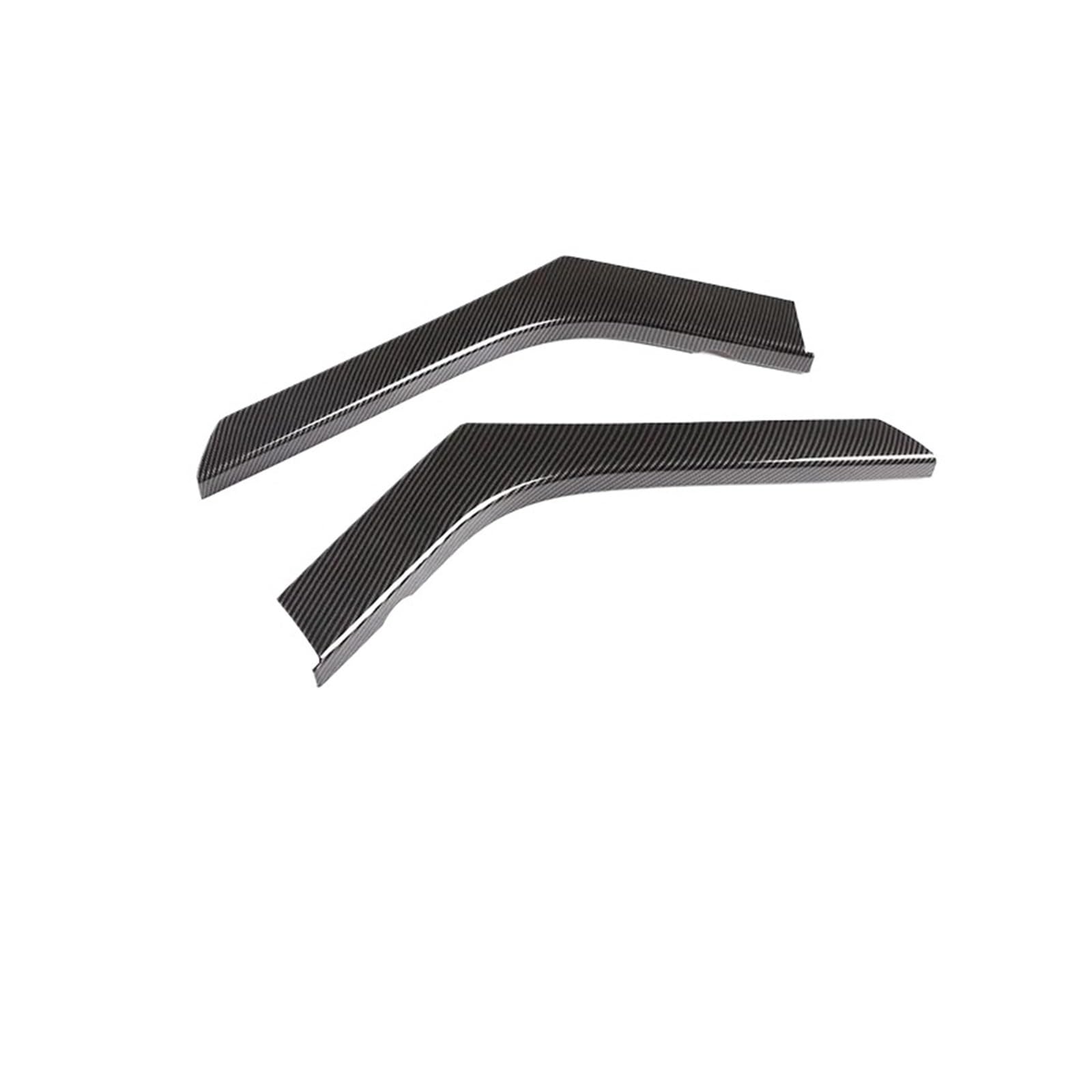 Degcaus Carbon Fiber For Range For Evoque 2012-2018 Abs Silver Car Center Control Side Trim Strip Sticker Center Console Trim(Carbon Fiber)