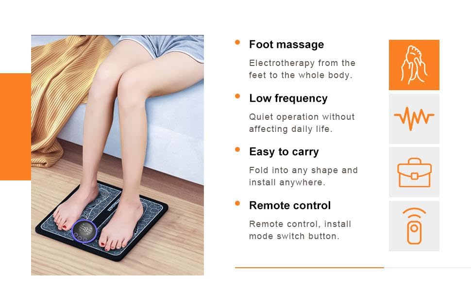 (WITH 15 YEARS WARRANTY) Foot Massager, Electric Foot Massage Pad, Feet Muscle Stimulator Massager Mat, Foot Massager Mat, Pad Relax Feet for Home and Office Use_M29 (WITH 15 YEARS WARRANTY) Foot Massager, Electric Foot Massage Pad, Feet Muscle Stimulator Massager Mat, Foot Massager Mat, Pad Relax Feet for Home and Office Use_M29