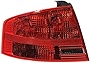 CarLights360: For Audi A4 Quattro Tail Light Assembly 2005 06 07 2008 Driver Side DOT Certified w/Bulbs For AU2800103 (Vehicle Trim: Sedan)