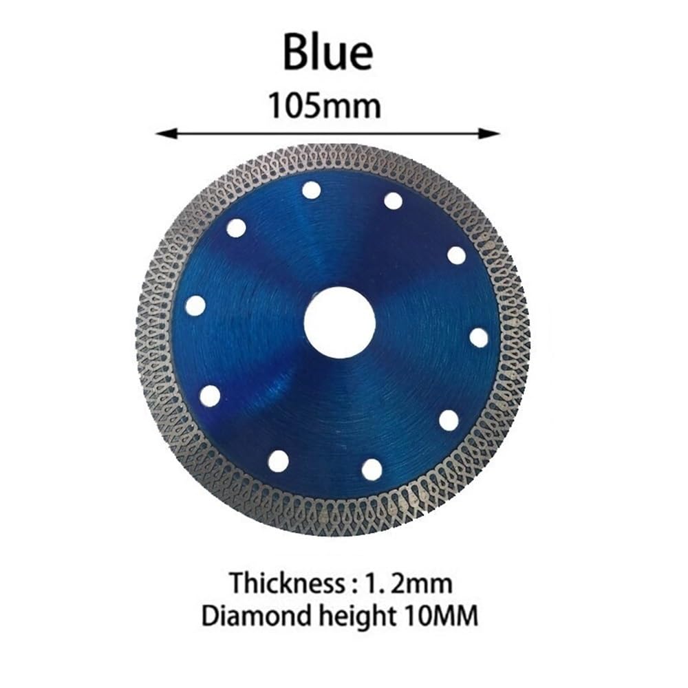 Diamentowe brzeszczoty do pił, Tarcza tnąca do granitu i marmuru 105/115/125 mm, tarcza płytek porcelanowych ceramicznych(105mm)
