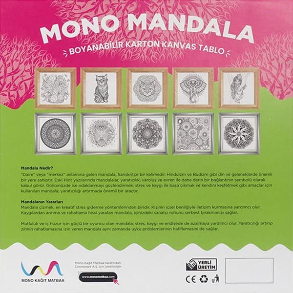 Cosmosart Mandala circolare aperta in metallo