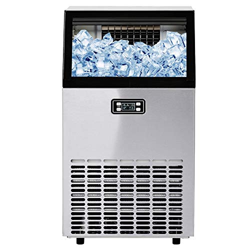 Máquina Comercial para Fabricar Hielo de 100lbs/24h con Cubos Transparentes miniatura 1