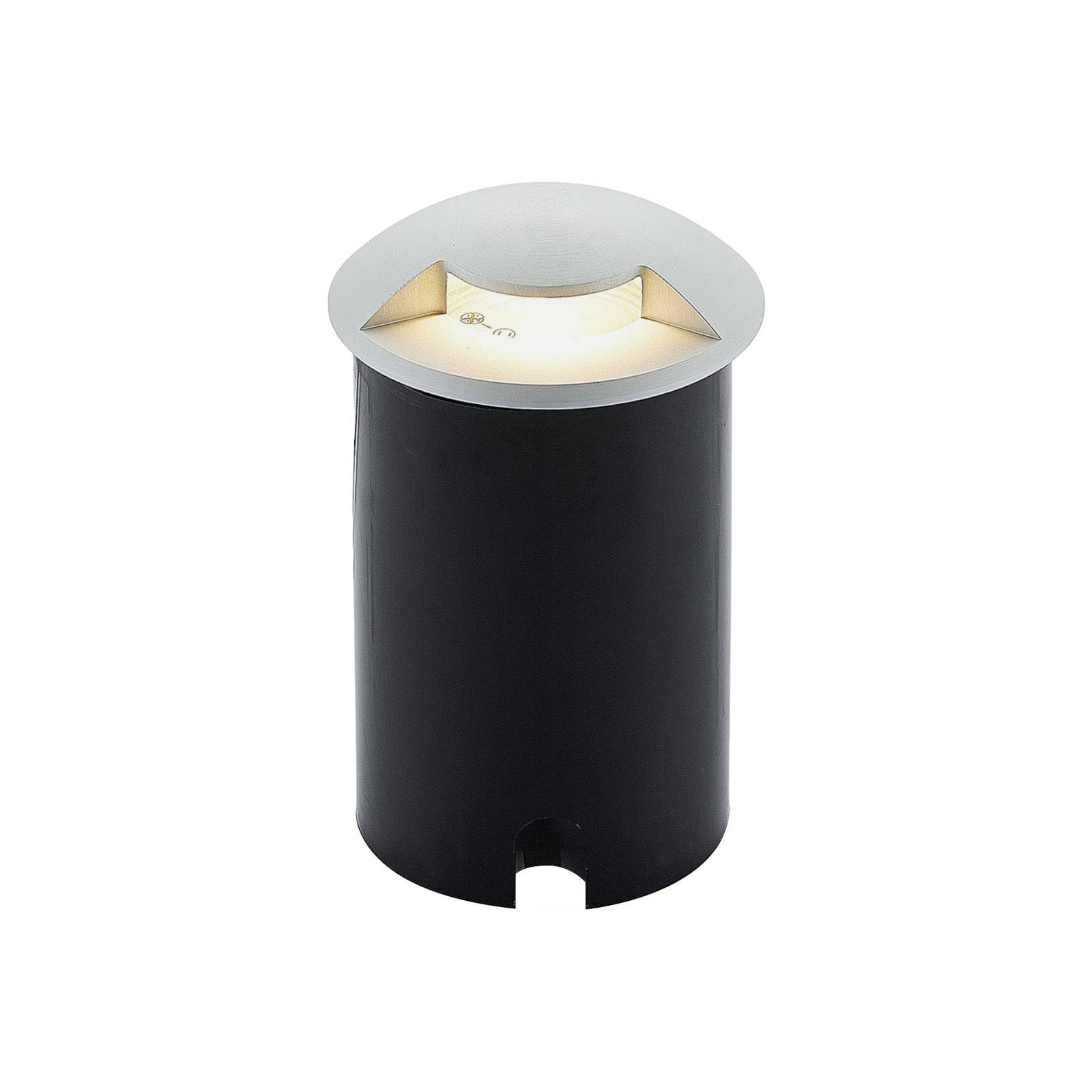 Lucande Bodeneinbauleuchte Milara – Bodeneinbauleuchte Milara, 1 Lichtaustritt, GU10, dimmbar