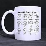 White Coffee Mug - Funny Cute Math Mathematic Expressions 