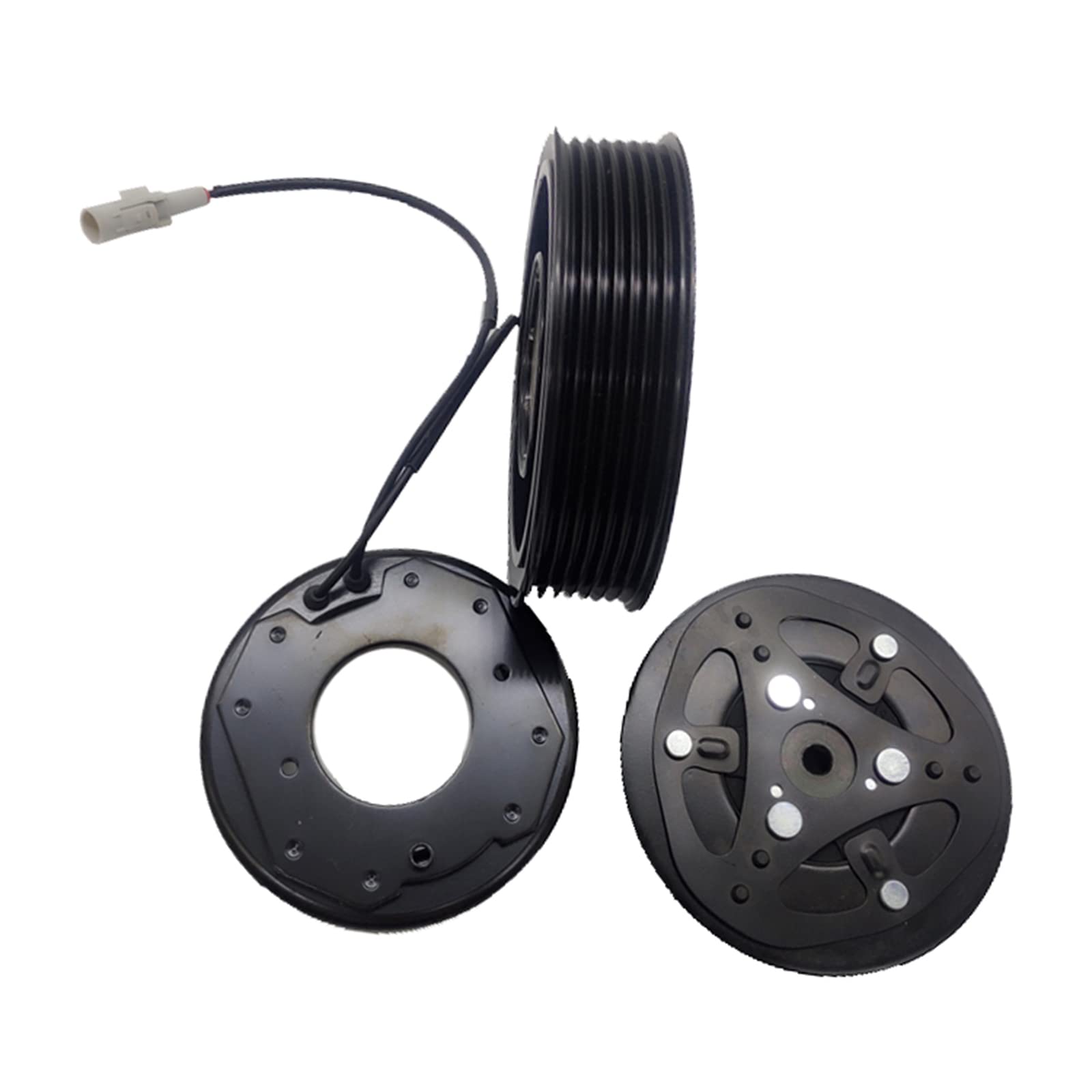WSbaodan New A/C Compressor Clutch 88320-0K341 88310-0K110 Compatible with HILUX VIGO 2005-2014