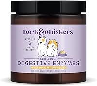 Vista 1 de Enzimas digestivas para mascotas de Dr. Mercola, suplemento dietético para perros y gatos, contiene 5 enzimas, 5.26 oz