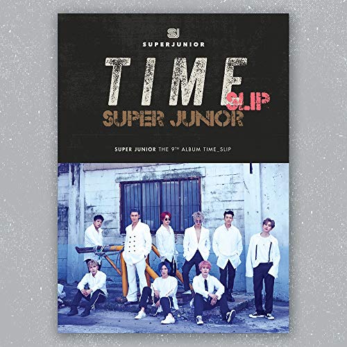 スーパージュニア - Time Slip [Random ver.] (Vol.9) CD+フォトブック+Folded Poster+KPOP MARKET特典両面フォトカードセット[韓国盤]