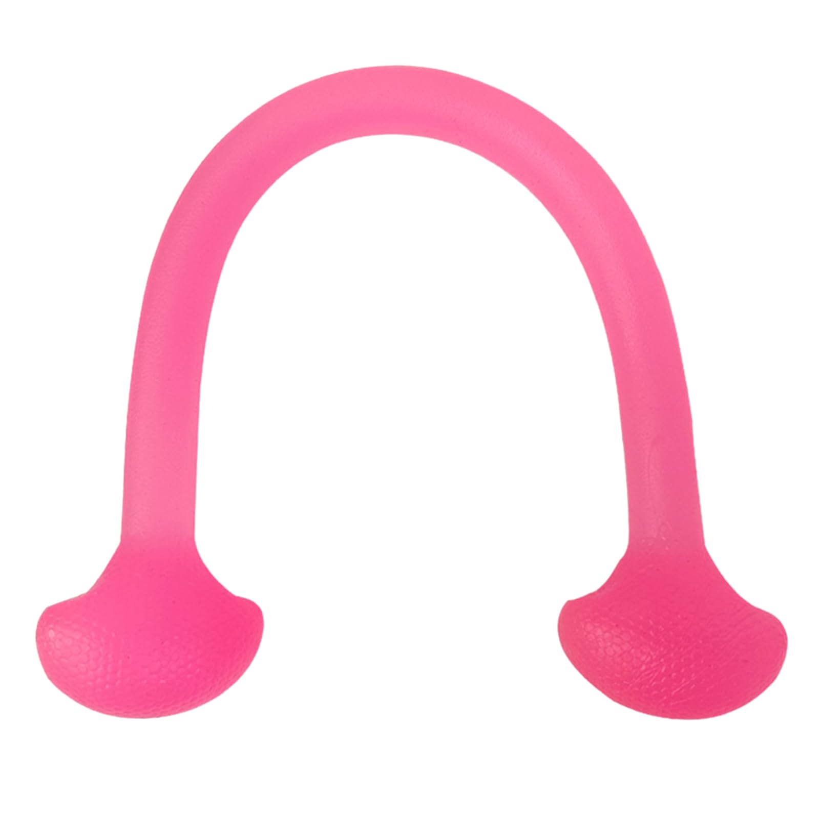 HERCHR Yoga Pull Rope, 10lbs One Word Silicone Pull Rope Multifunctional Tensile Strength Chest Expander Adjustable Stretch Strap Elasticity for Sports Exercise(pink)