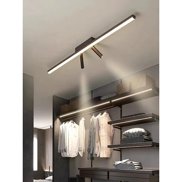 Image of Glowave Modern Metal Golden 2 Spot Light with Adjustabe Head Mirror Vanity Bathroom Picture Light - Tricolour (Warm White, White, Natural White) (268 /BK)