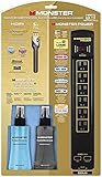 Monster - Gold Home Theater Kit Black/Gold- 1080 Jules surge power , Gold High Speed HDMI, ScreenClean, CleanTouch