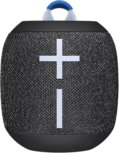 Ultimate Ears WONDERBOOM 3, Small Portable Wireless Bluetooth Speaker, Big Bass 360-Degree Sound for Outdoors, Waterproof, Dustproof IP67, Floatable, 131 ft Range - Active Black (Renewed)
