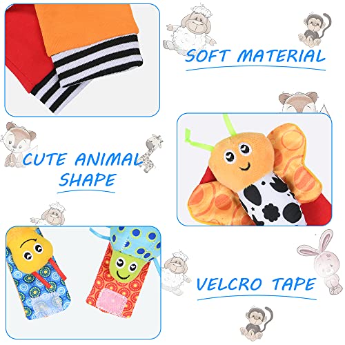 Vicloon Baby Rattle, 4 Pezzi Neonato Sonagli