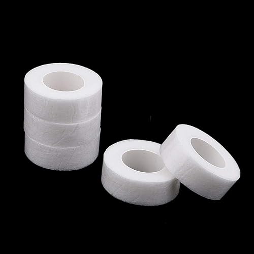 Rolin Roly 5 cintas de fusión de tela de 0.8 pulgadas, cinta adhesiva para dobladillo, cinta adhesiva para planchar sin coser, rollo de cinta para