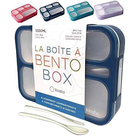 KINSHO Bento Box for Kids and Adults