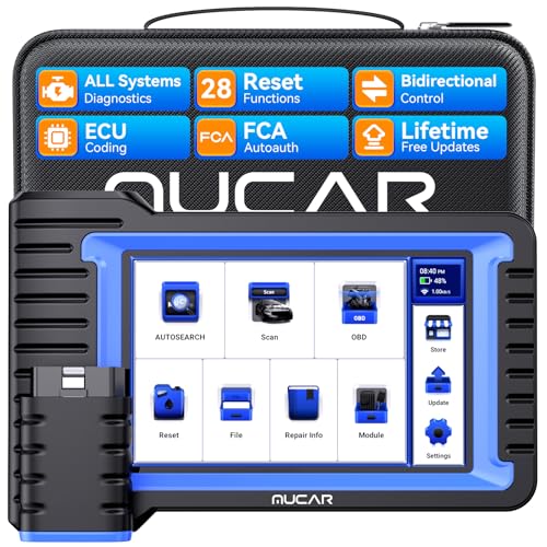 MUCAR Bidirectional Scan Tool, VO7Y All Systems & 28+ Resets OBD2...