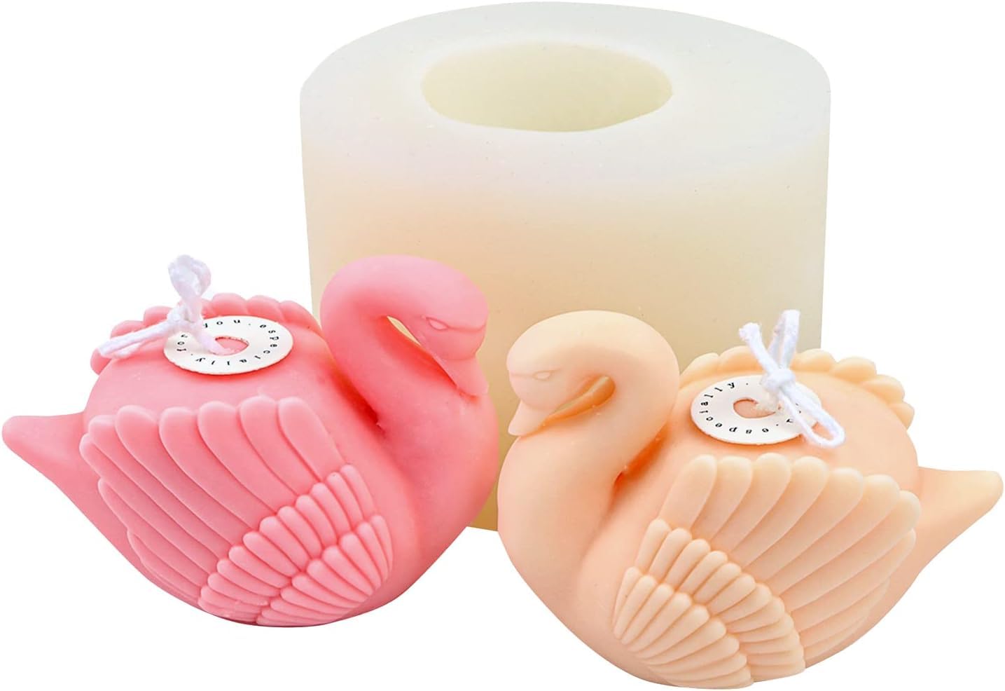 LEGACYCART Silicone Candle Mold Set - Small Swan Design, Scented Candle For Aromatherapy Lotion Bar Bath Bomb Resin Casting Molds for Epoxy, Plaster Decor, Handmade Crafting, DIY Jewelry Making, Candle Silicone Mould Kit (PACK OF 1)-picture-35