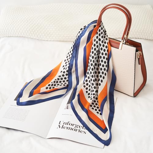 Neck Scarf For Womens Silky Head Scarves Hair Bandanas 27.5” Square Scarf Fashion Accessories lightweight4