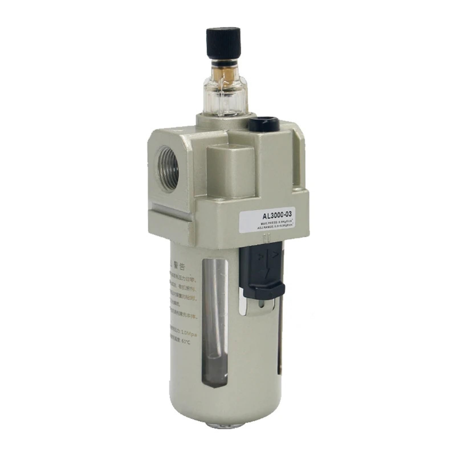 Lubrificateur d'air pneumatique AL3000-03, unités de traitement de Source de 3/8 pouces, 3/8 pouces, 1700L/Min, 1 pièce