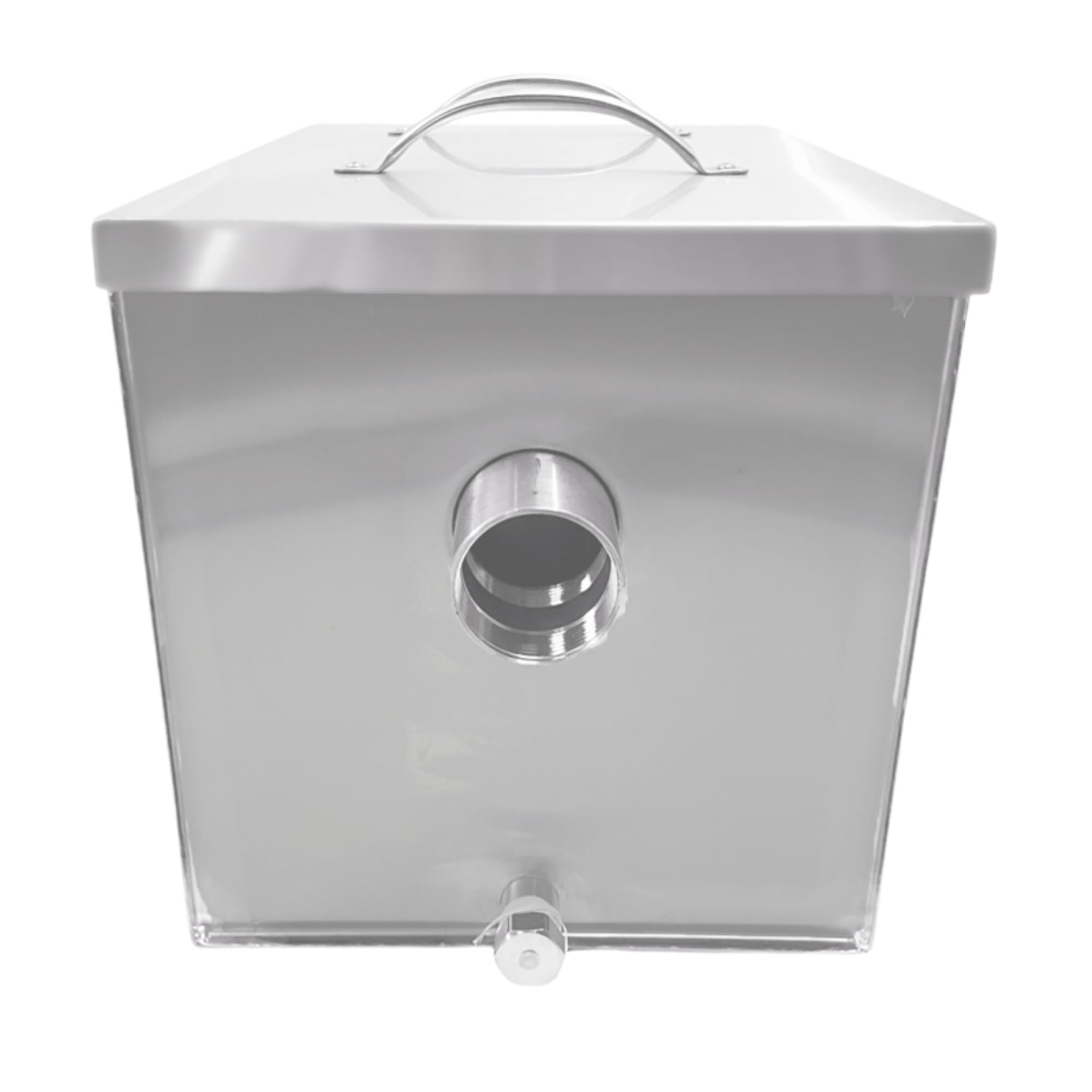 Séparateur de Graisse en Acier Inoxydable SS304 – Compact et Efficace – Facile à Installer – Idéal pour Cuisines Professionnelles et Restaurants (Avec vanne de vidange)