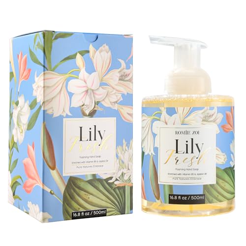 Image of ROMIIE ZOI Foaming Hand Soap, Lily Fresh, 500ml / 16.8fl.oz | With Gift Box, Gentle cleansing, nourishes skin without drying