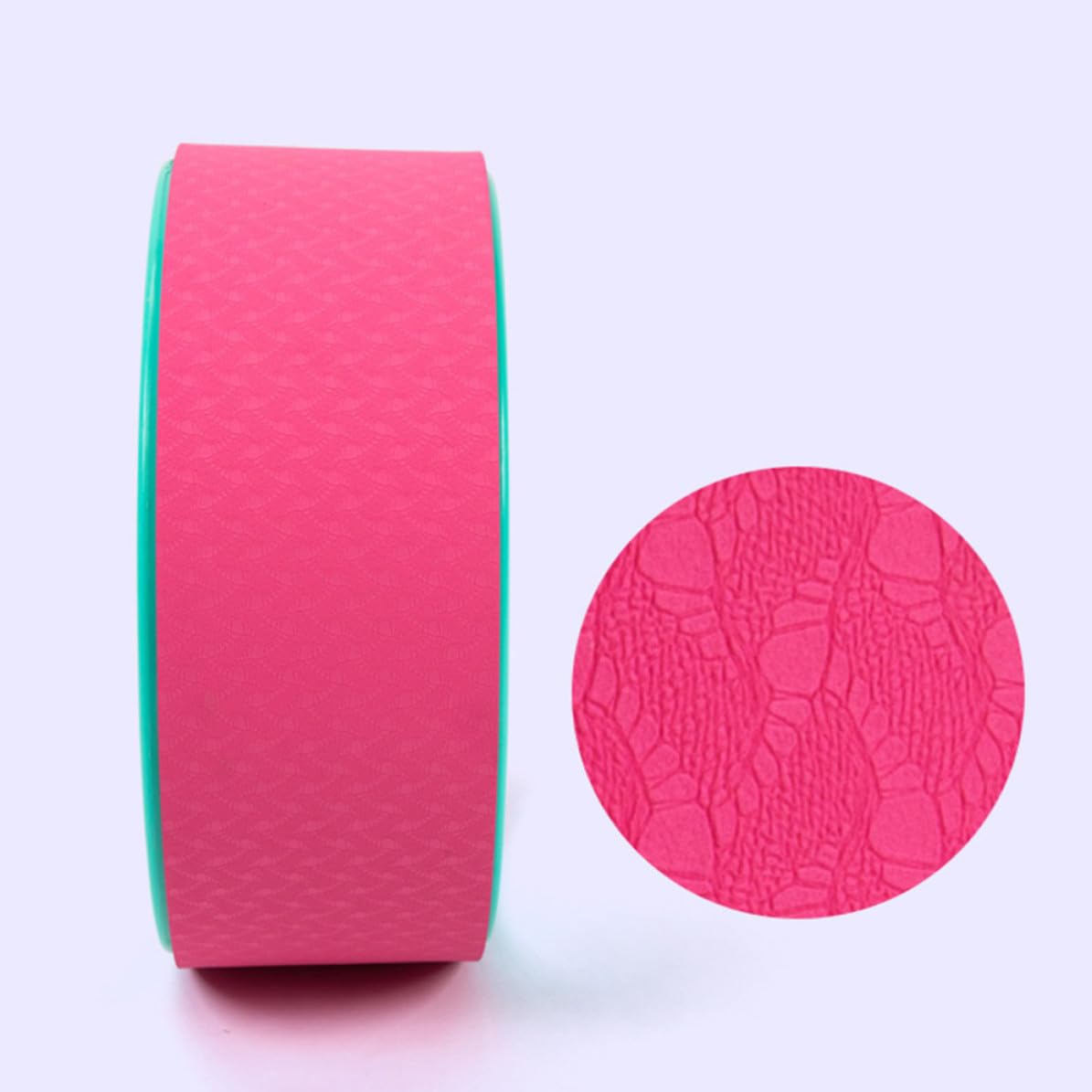 Rueda de Yoga y Pilates Antideslizante PP Roja para Mujeres