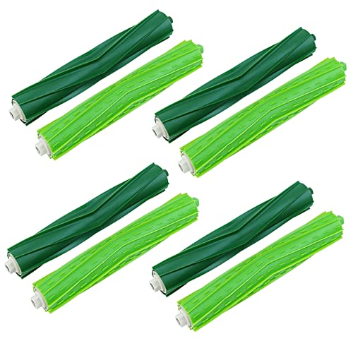 AiLomey 4 Sets Brosse Pièces de Rechange Accessoire pour iRobot I & E & J Series, Brosses Accessoires pour Roomba i7 i7+ i3 i3+ i4 i4+ i6 i6+ i8 i8+ j7 j7+ E5 E6 E7, 4 Brosses en Caoutchouc