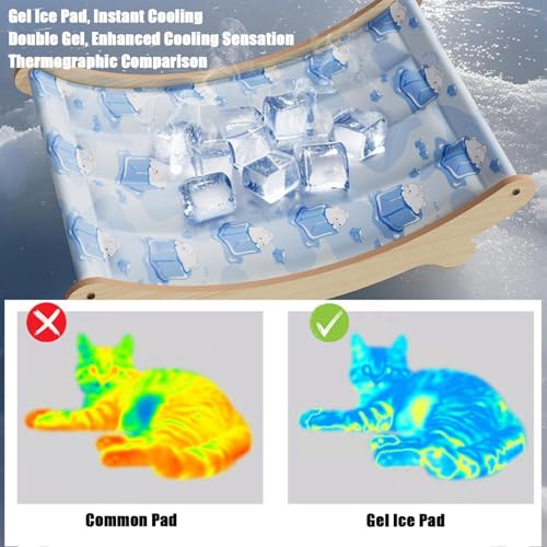 Lit rafraîchissant pour chat lavable et résistant aux griffes - 7