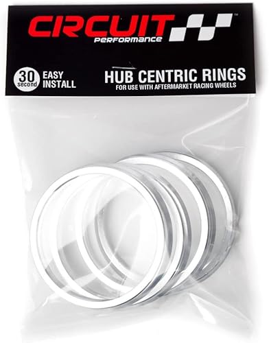 Miniatura 3 de Circuit Performance Anillos centrales de cubo (paquete de 4) – Anillos de aluminio de 64.1 a 54.1 – Compatible con Toyota Corolla, Prius, Yaris,